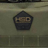 Black HighSpeedDaddy HSD Changing Mat designed for diaper changing, with padded surface and waterproof material for easy cleaning.