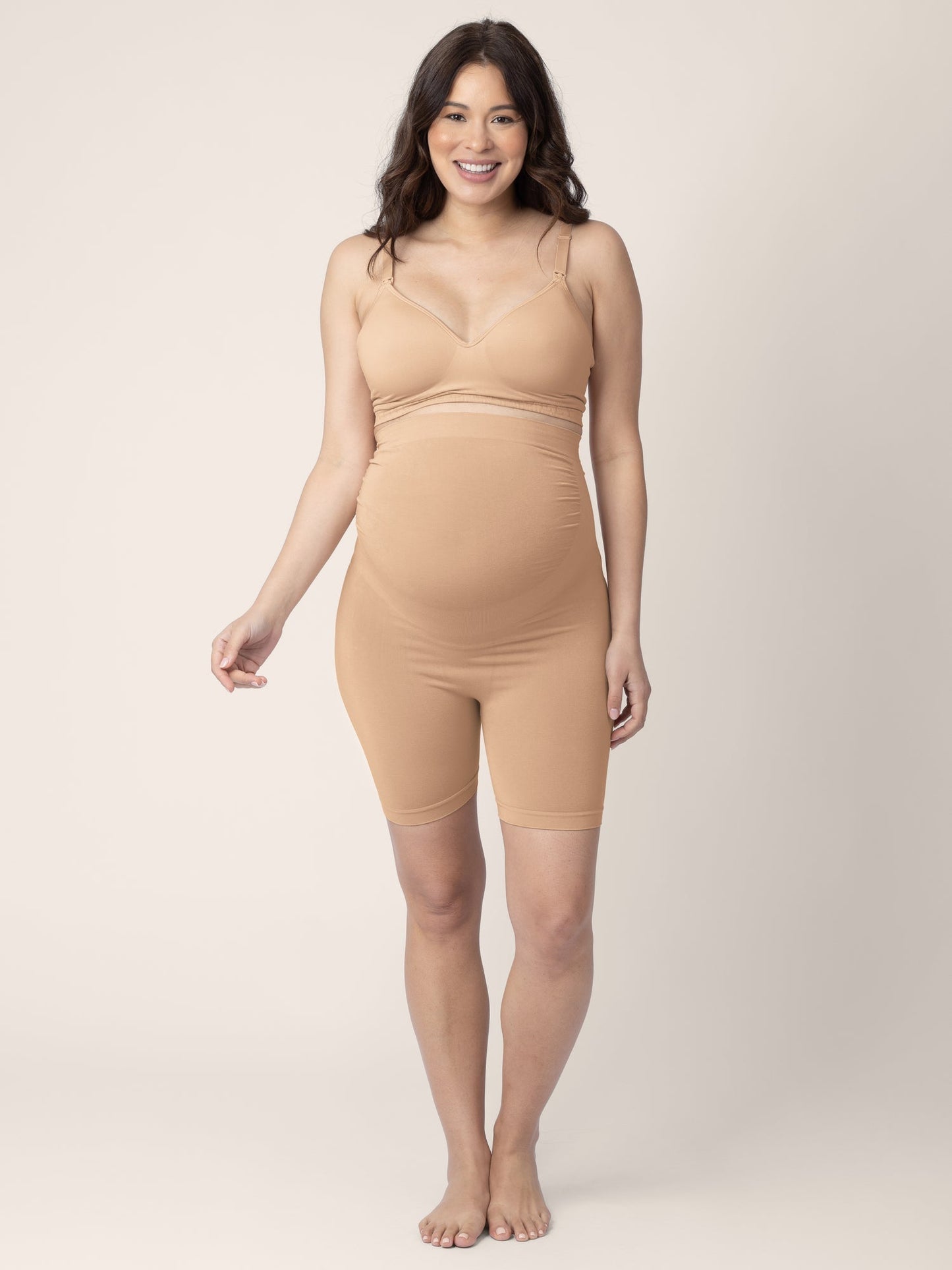 Seamless No - Chafe Maternity Underwear | Beige - Aimee Nursing Gowns