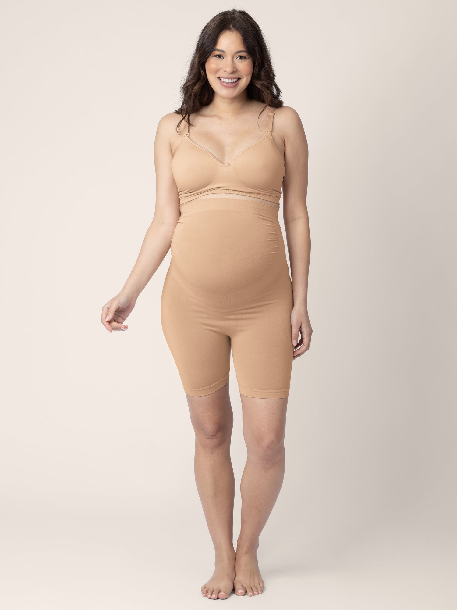 Seamless No - Chafe Maternity Underwear | Beige - Aimee Nursing Gowns