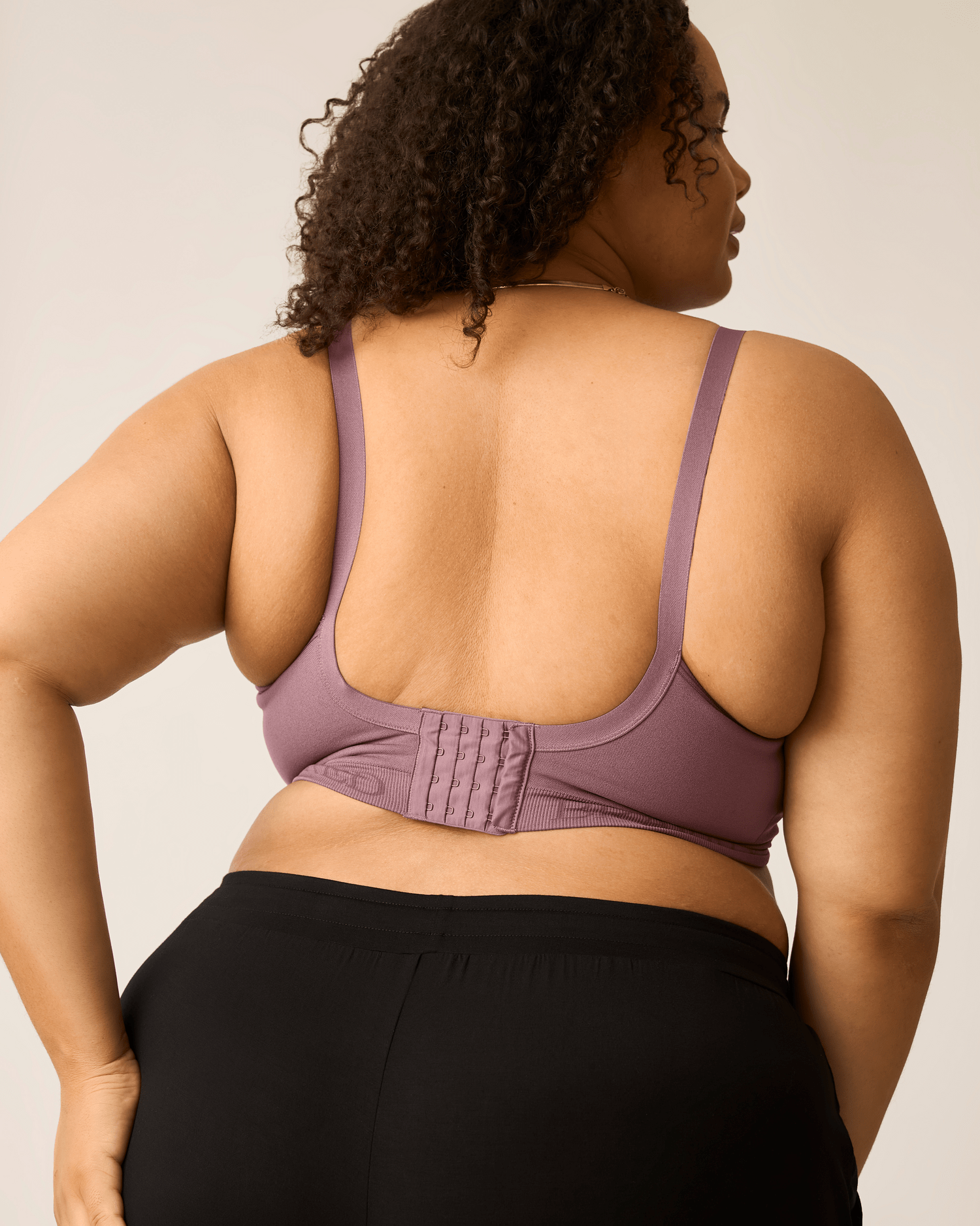 Kindred Bravely Signature Sublime® Contour Nursing Bra in Twilight, front view showing supportive design and comfortable fit.