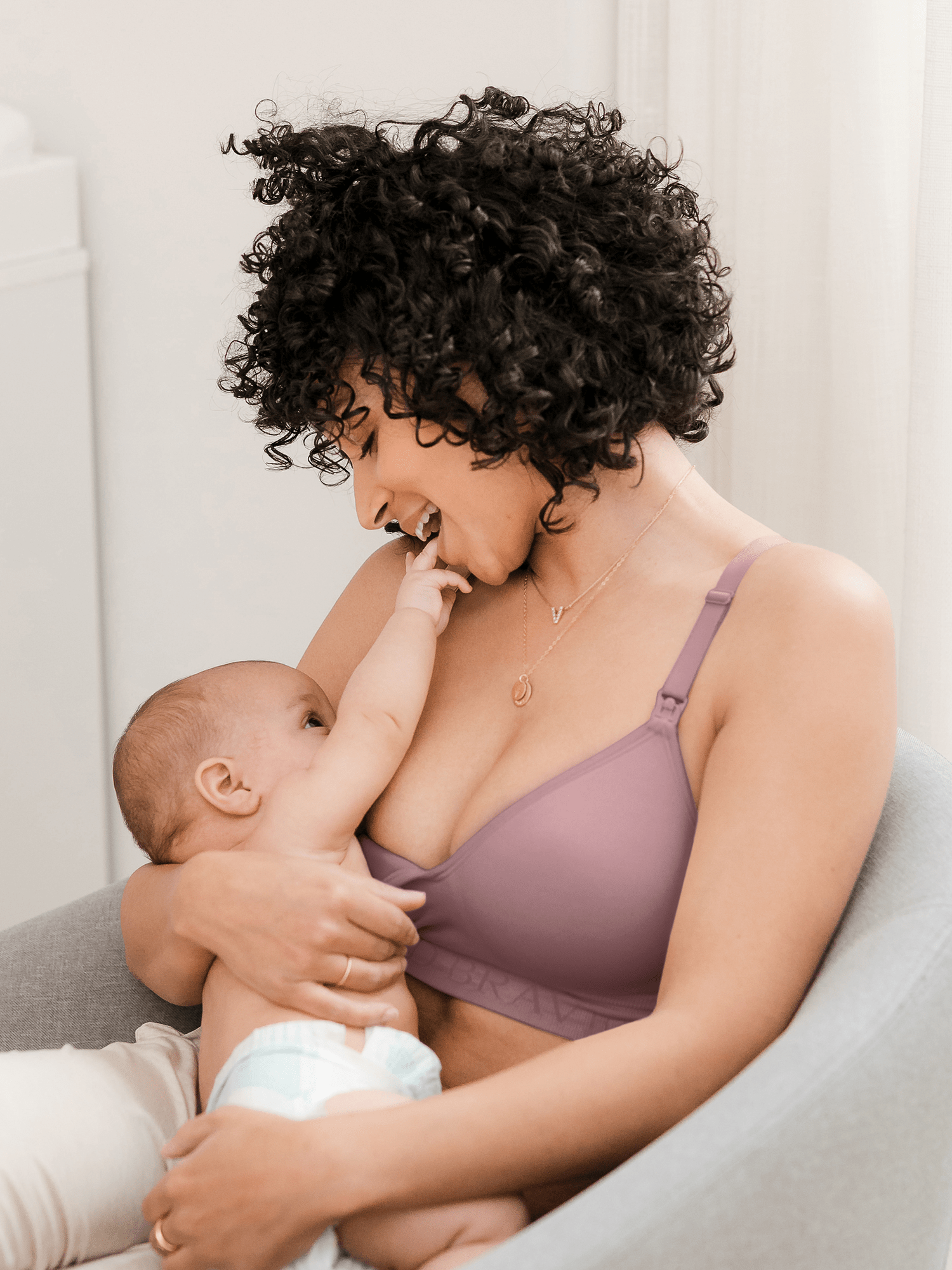 Kindred Bravely Signature Sublime Contour Maternity & Nursing Bra in Twilight, featuring soft fabric and supportive design.