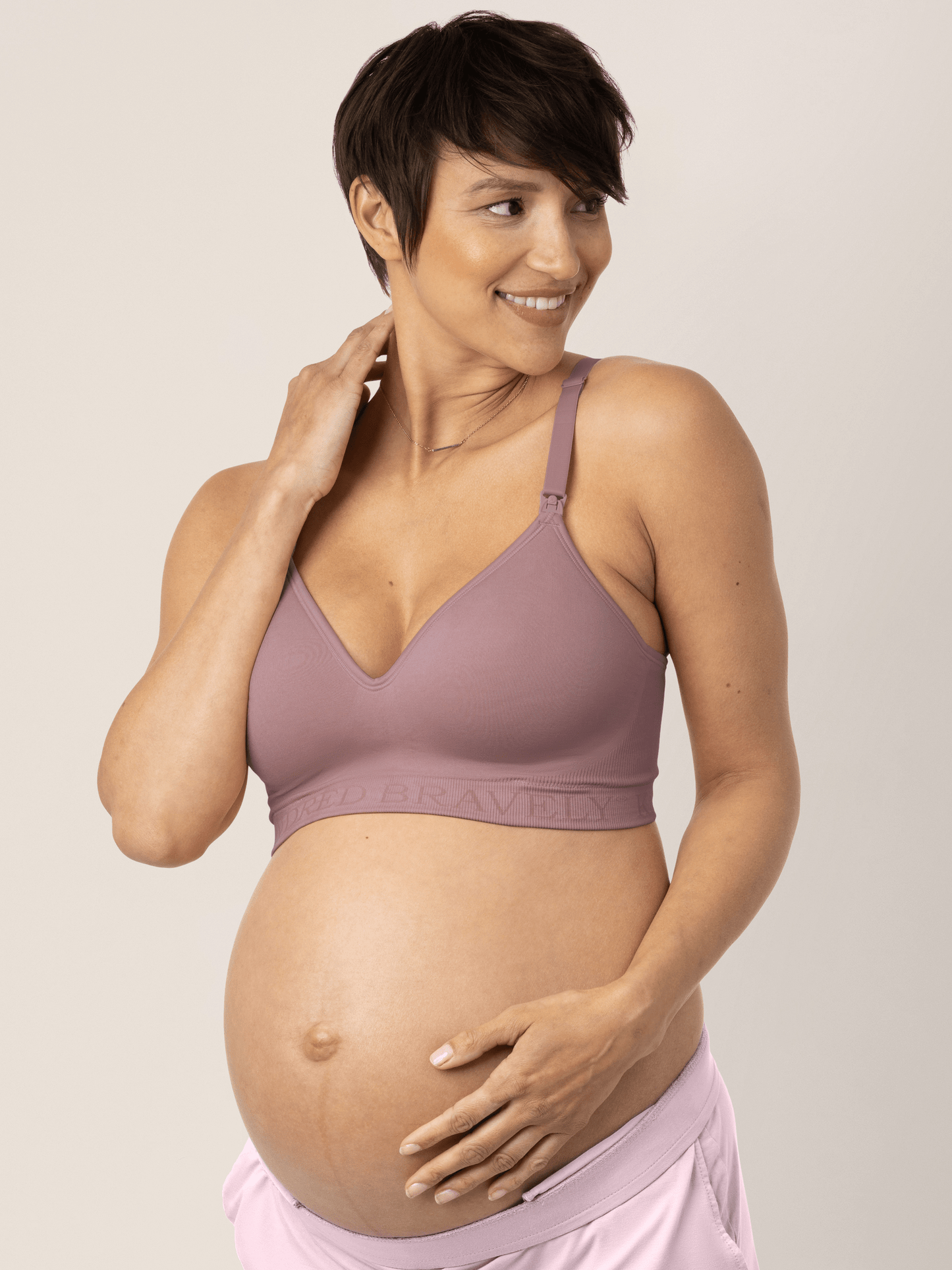 Kindred Bravely Signature Sublime Contour Maternity & Nursing Bra in Twilight, soft fabric with supportive design for expectant and nursing mothers.