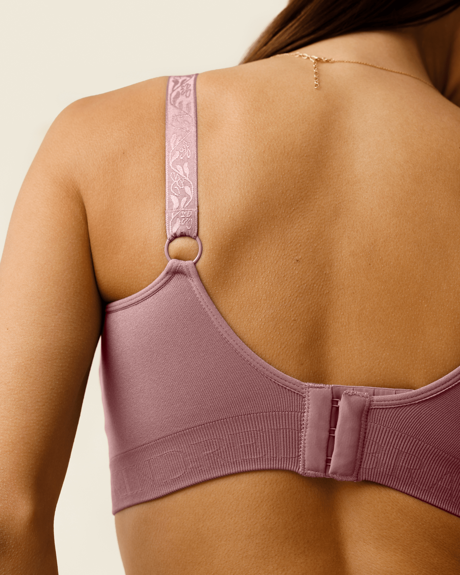 Kindred Bravely Simply Sublime® Twilight nursing bra with soft fabric, adjustable straps, and convenient nursing clips for breastfeeding.