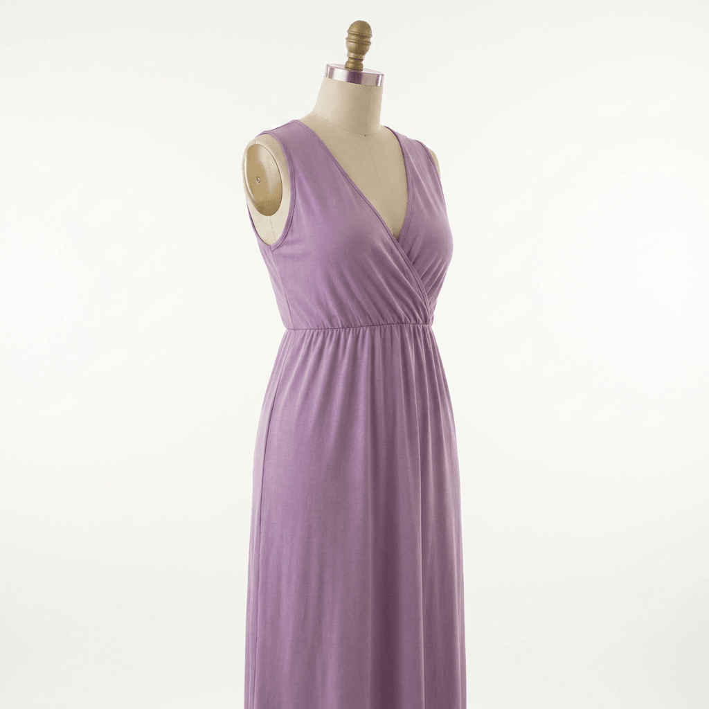 Aimee Nursing Gown in the original bra-less design, soft fabric, and relaxed fit, perfect for comfortable postpartum wear.
