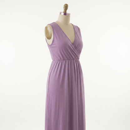 Aimee Nursing Gown in the original bra-less design, soft fabric, and relaxed fit, perfect for comfortable postpartum wear.