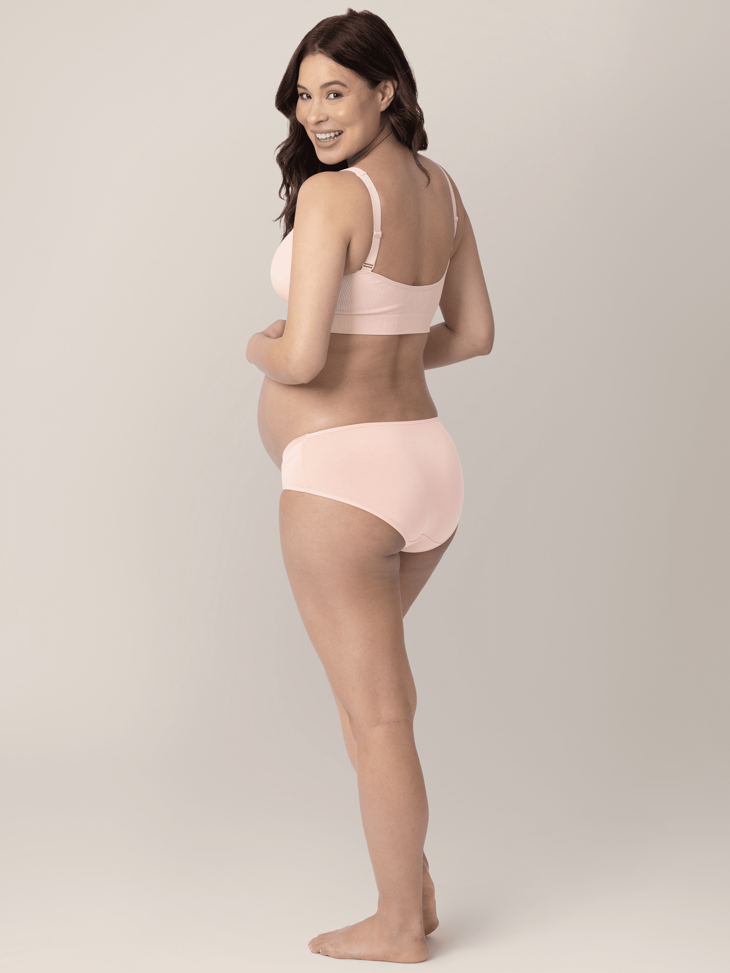 Assorted low-rise under-the-bump bikini underwear pack by Kindred Bravely, featuring comfortable, supportive maternity underwear.