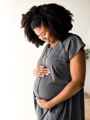 Universal Labor & Delivery Gown | Grey Heather